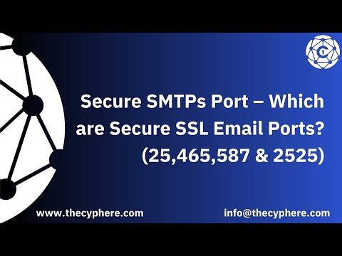 Selecting the Correct SMTP Port: A Guide