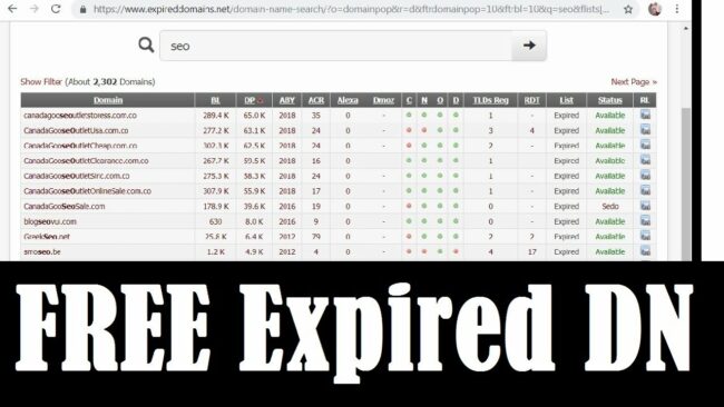 Buy Expired Domains With Traffic