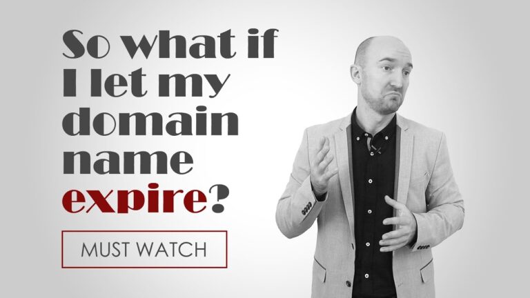 What happens when a domain name expires 9 What happens when a domain name expires